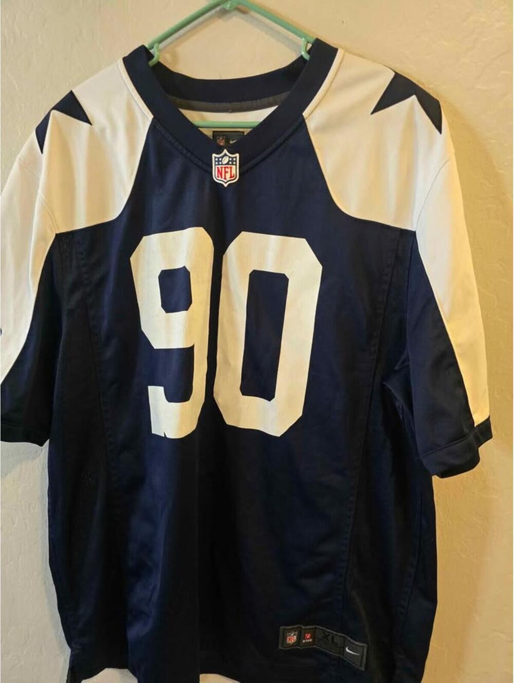 Nike NFL Dallas Cowboys #90 Lawrence Jersey Men's Size XL